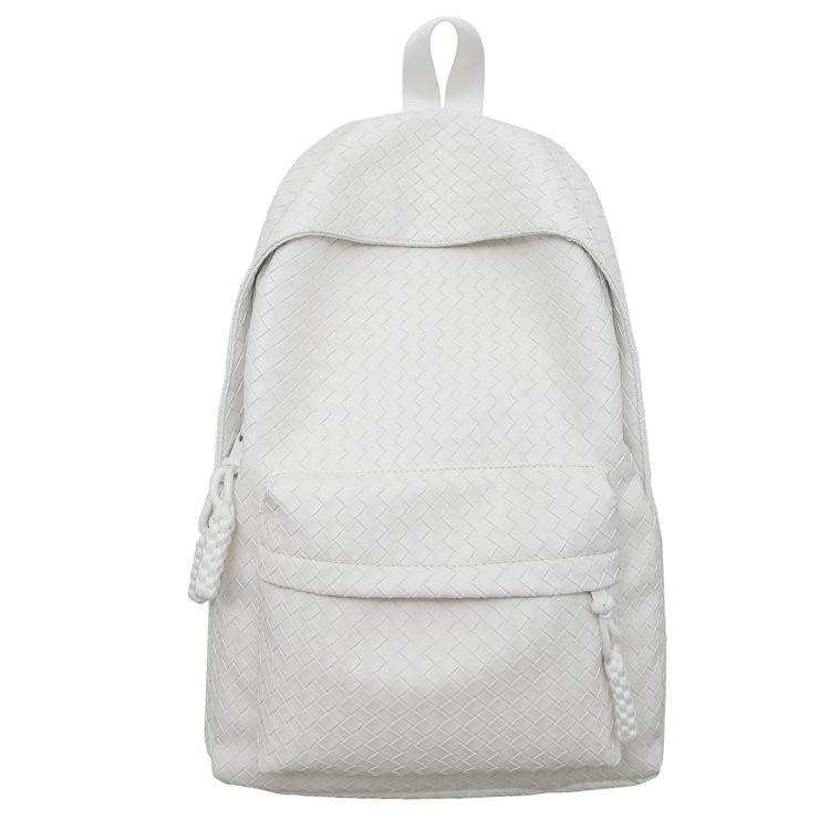 IELGY Ladies Woven Backpack - Preppy Style with Large Capacity for Commuters