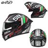 New National Standard Motorcycle Helmet Male Full Personality Four Seasons Electric Vehicle Safety Large Tail Fin Unveiled