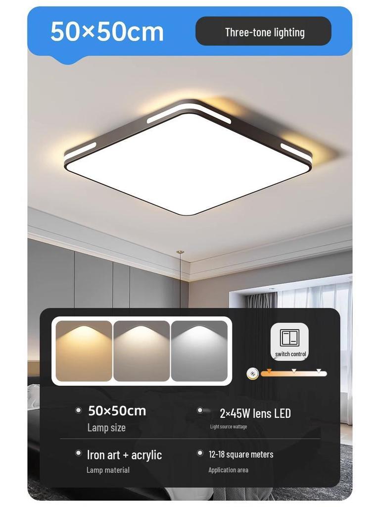 Ultra-Bright Modern Minimalist Ceiling Chandelier for Living Room and Bedroom - Energy-Saving Home Lighting Fixture