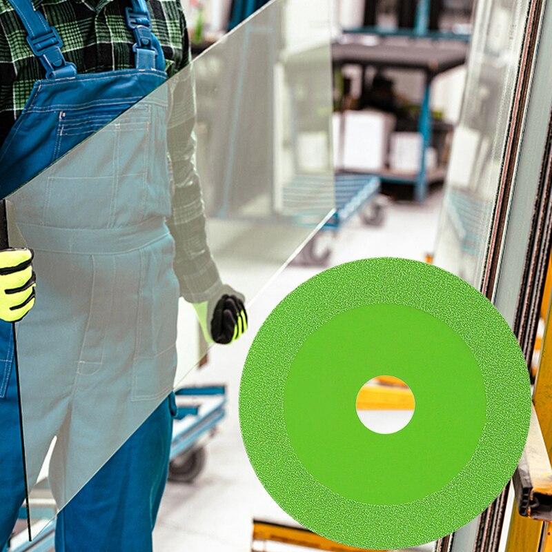 Diamond Ultra Thin Green Brazing Blade Cutting Blade Ceramic Jade Glass Tile Wine Bottle Grinding Cutting Saw Blade Tool