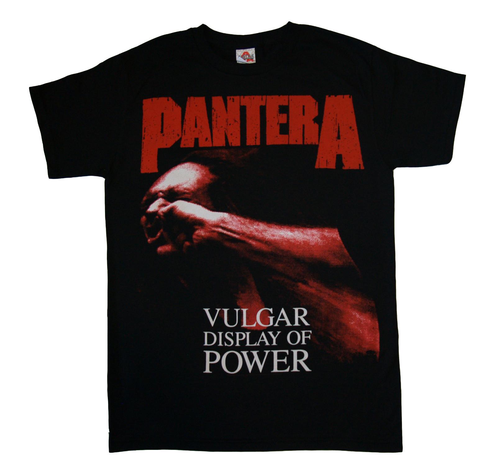 

PANTERA - Red Vulgar - T Shirt Mens Womens Tees Top S,M,L,XL-2XL Brand New Official Merchandise 2XL