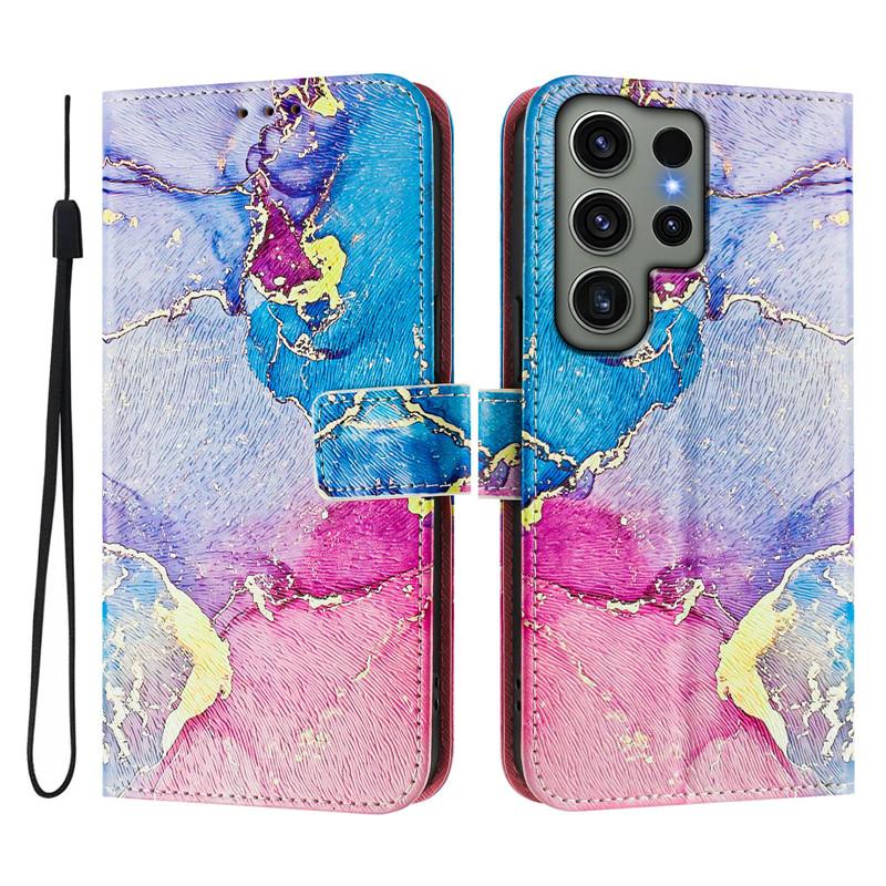 Luxury Flip Leather Case For Samsung Galaxy S23 Ultra Flip Cover On For SAM S23+ Plus FE S23FE 5G Wallet Bags Flower Cases Shell