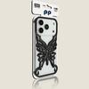 Artistic Hollow Butterfly Case For iPhone 17 Air 16 15 14 13 12 11 Pro Max Plus Hard PC  3D Cut-Out Plating Phone Funda