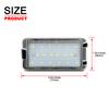 2Pcs LED License Plate Light For Seat Leon 1M Altea Arosa Cordoba Ibiza 6L Toledo 5P Replace OEM 5P0943021