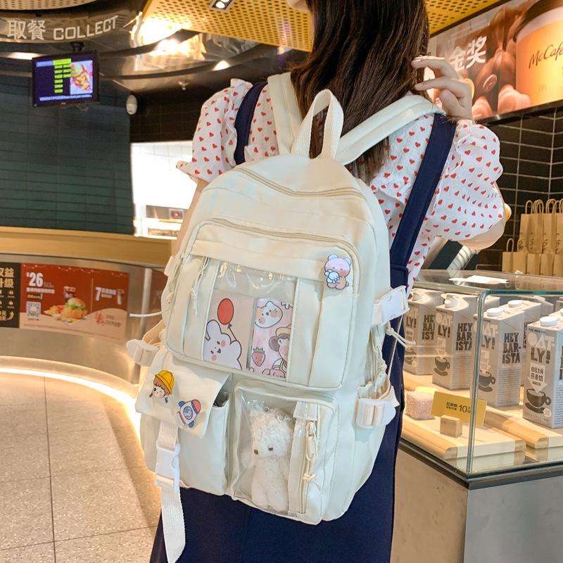 Schoolbag Japanese School Bag Middle School Campus Class Large Capacity Backpack Sixth Grade Primary School Students Female Backpack Campus Wind