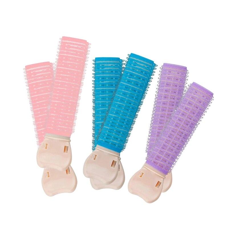 

6 шт., зажим для волос с помадой для волос на голове, фиксирующий зажим для волос с помадой, пластиковые заколки для волос, бигуди для волос