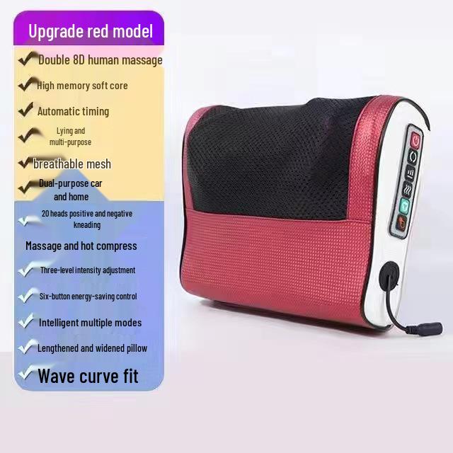 Multifunctional Cervical Massager: Neck, Back, Shoulder & Leg Hot Compress Kneading Pillow
