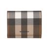 Monogram Flap Bag Leather Shoulder Bag Men's Brown
