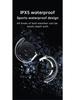 F2 Wireless Bluetooth Earbuds with Clip-on Ear Hooks for Business, Commuting, or Running - Compatible with Huawei, Apple, and Android Devices.