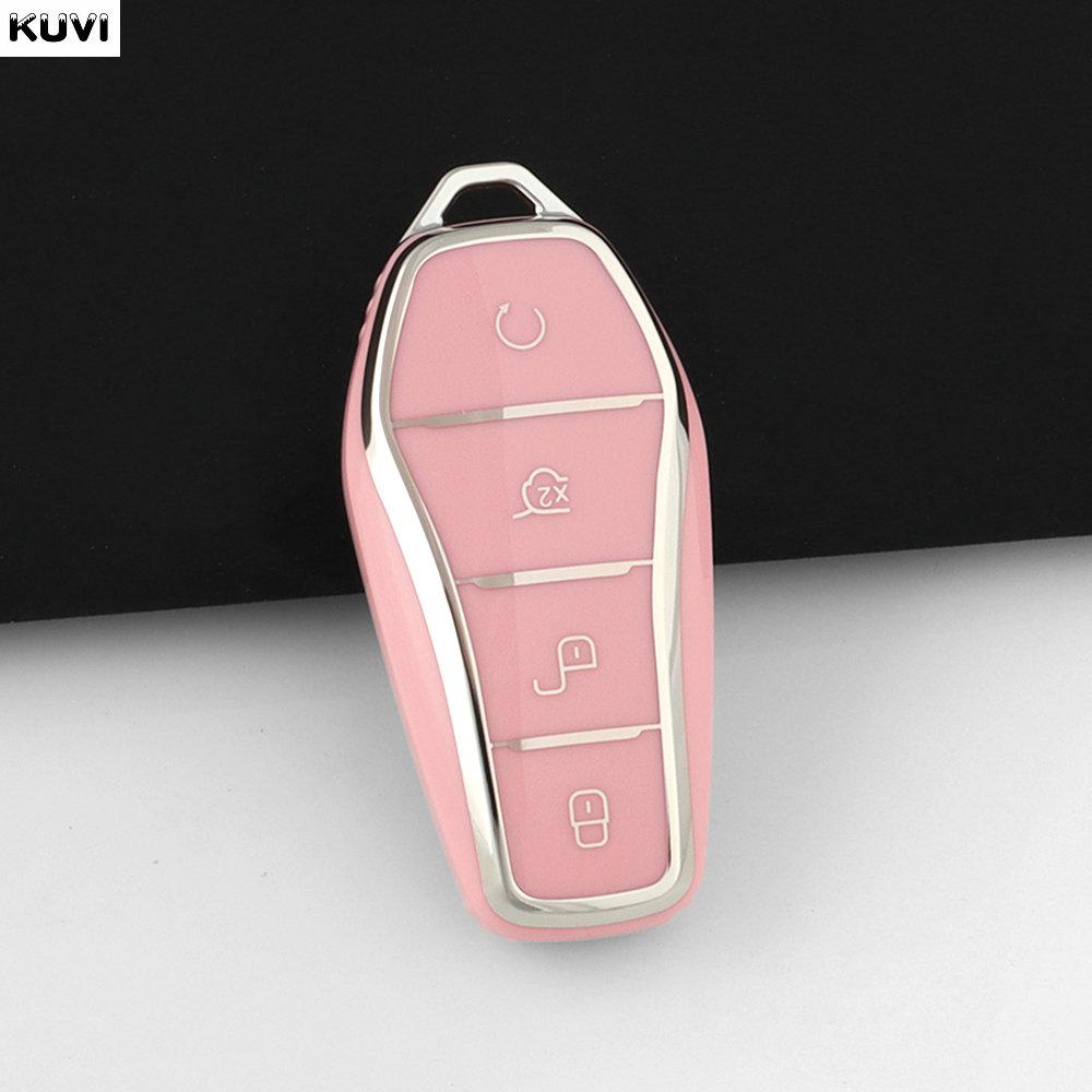 

Новый ТПУ Чехол-Крышка для Автомобильного Ключа Для Byd Song Plus Atto 3 Han Ev Tang Dm Qin Seal Dolphin Держатель Брелок Аксессуары