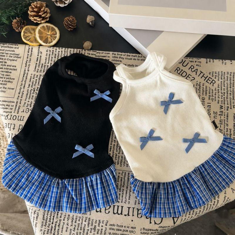 Trendy Breathable Puppy Slip Dress Summer Soft Pet Princess Dress Sweet Comfortable Corgi Teddy Clothes for Small Dog Cat