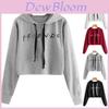 Womens Print Friends Hoodie Hoody Sweatshirt Ladies Pullover Sweater Jumper Hot