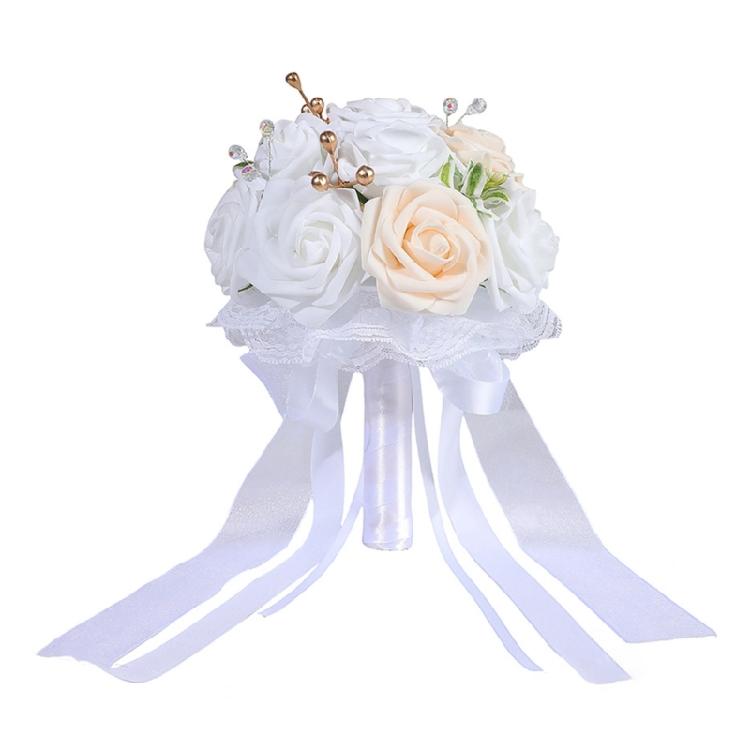 Stylish Wedding Flower Arrangement Bride Bouquet Handheld Flower For Bridal Wedding Ceremony Centerpiece Setting Props