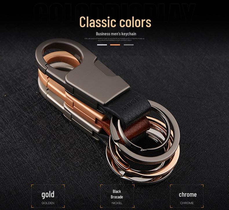 Jobon Zhongbang Men's Car Keychain: Sleek Waist-Hanging Pendant, Model 028