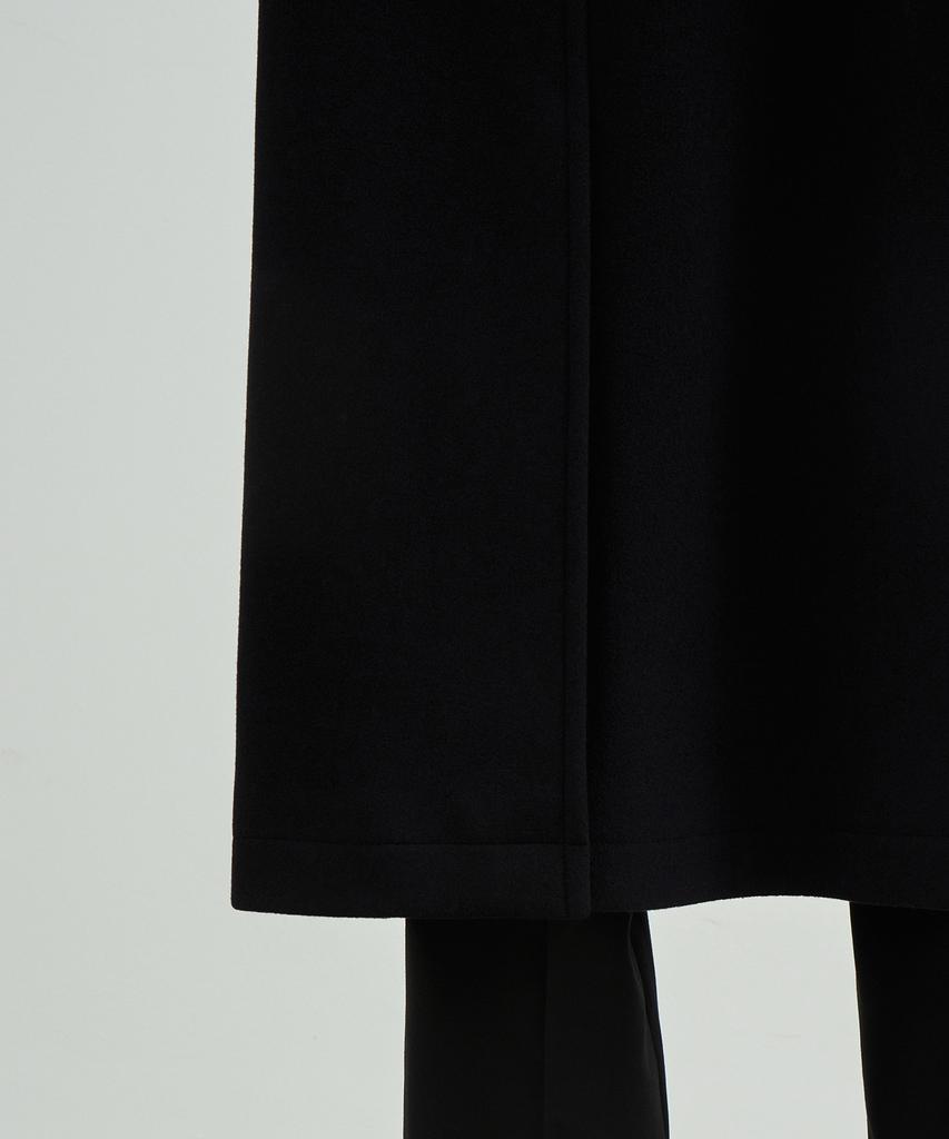 Musinsa Standard Cappotto Balmacaan Lungo Oversize in Misto Lana [Nero]