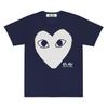 Popolare nuova versione giapponese di T-shirt per coppie Kawaku amore uomini e donne con la stessa stampa a maniche corte CDG gioca Baoling