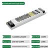 Ultra-Thin Silent 12V LED Strip Power Supply - Yellow Linear Transformer