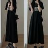 French Dress Women's Summer 2026 New Temperament Long Knee Skirt Small Loose and Thin T-shirt Skirt