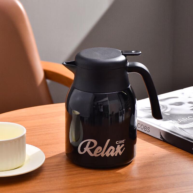 Cille Ceramic-Coated Insulated Bottle with Handle