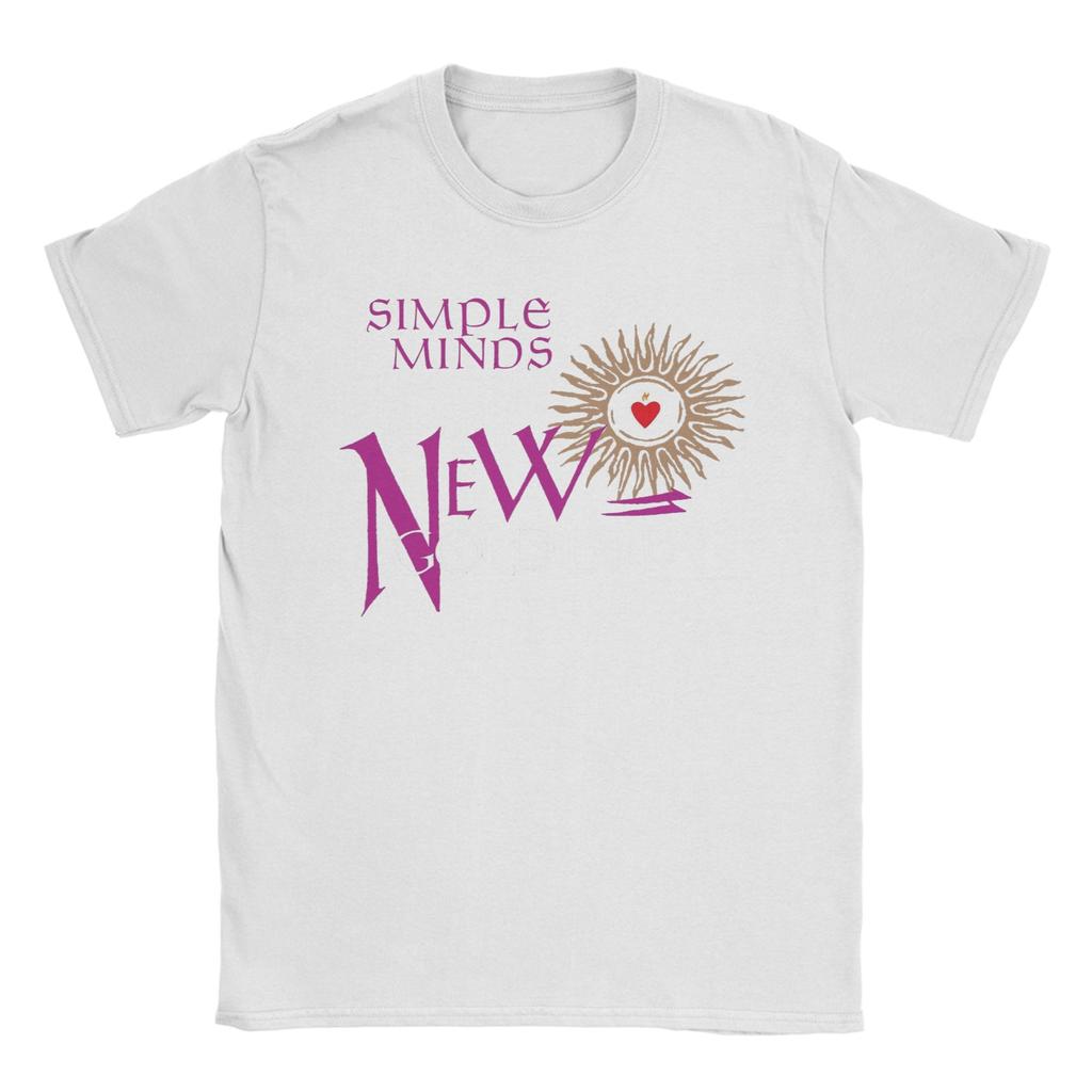Herren T-Shirt Simple Minds New Gold Dream Geniales Baumwoll-T-Shirt Kurzarm T-Shirt Rundhalsbekleidung Geburtstagsgeschenk