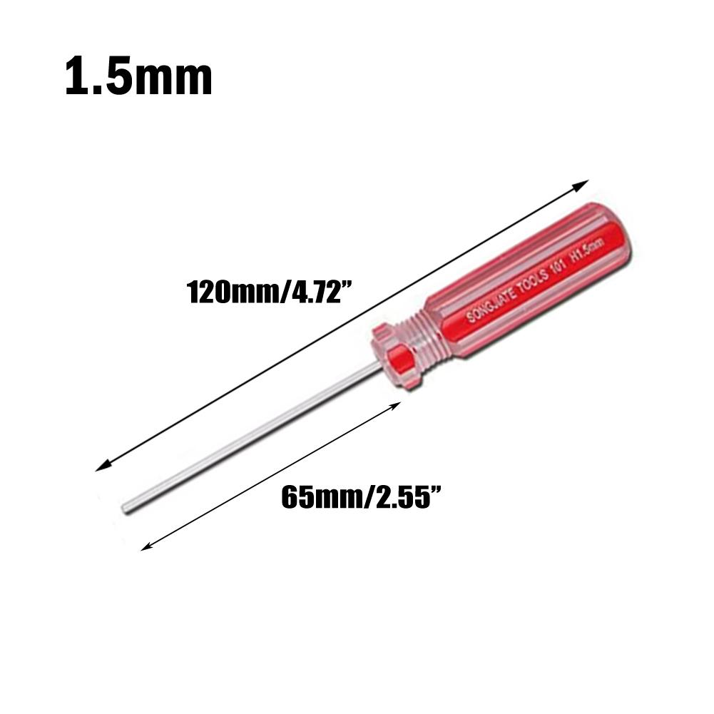 1.5mm-6mm Hex Screw Driver Screwdriver Set Flat Head Hexagon Screwdriver Magnetic Allen-Bolt Driver For FPV Racing Drone Repair