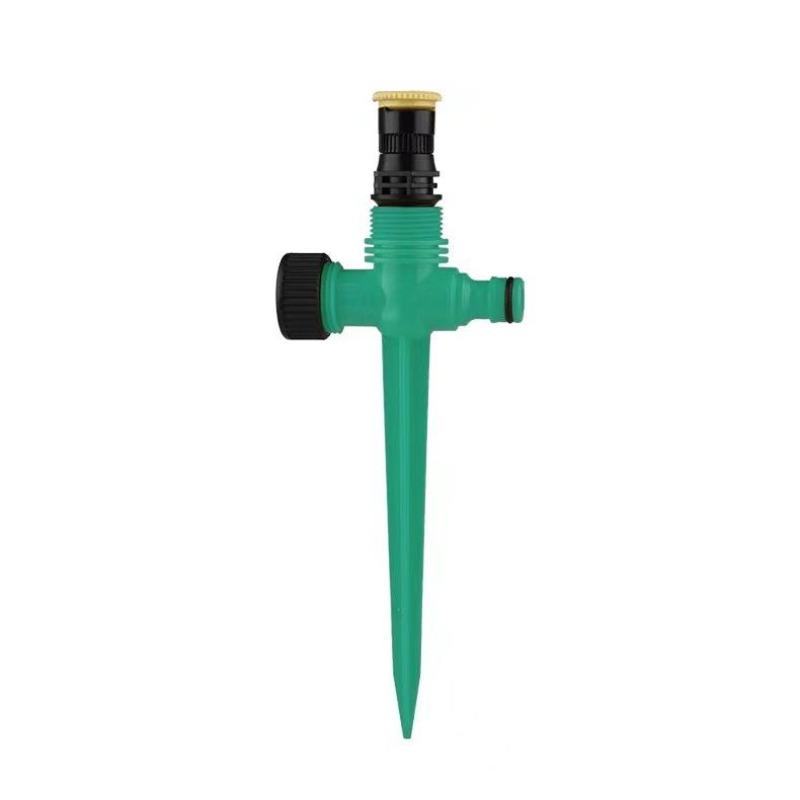 1PC Automatic Rotary Sprinkler Garden Watering Device Meg Sprinkler Lawn Garden Greening Sprinkler White