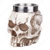 600ML Viking Mug Collection 304 Stainless Steel Insert Resin Beer Danegeld Tankard Coffee Beer Mugs Cup Halloween Friends Gift