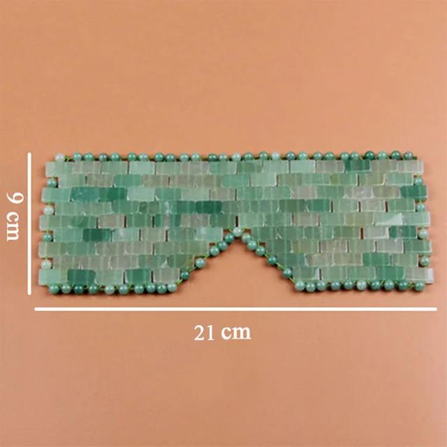 New Rose Quartz Jade Eye Mask Massager Tool Natural Jade Eye Relaxation Massage Stone Skin Massage Beauty Care Tool Gift