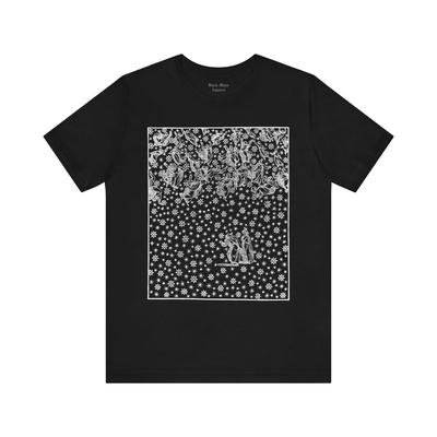 Fixed Star Paradise Vellutello Art Retro Horror T-Shirt Horror T-Shirt Dante Paradise Göttliche Komödie Herren- und Damen-T-Shirts