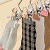 30 Stück Wäscheklammern aus Edelstahl mit Haken, Hosenständer, tragbarer Hängeschrank, Kleiderbügel, Wäsche, Reisebedarf für Zuhause