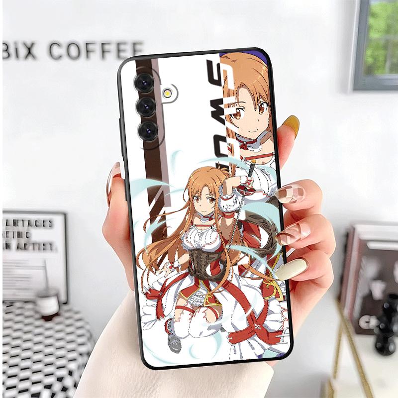 Anime S-Sword O-Online SAO Soft Phone Case for Samsung A17 A37 A57 A16 A26 A36 A56 A15 A25 A35 A55 A14 A24 A34 A54 A13 A23 A33 A