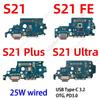 Aiinant USB Charger Board Dock Connector Charging Port Flex Cable For Samsung Galaxy S21 Ultra Plus FE G991B G991N G991U G991W