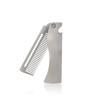 Beard Comb Folding Pocket Beard Combs Hairdressing Hair Styling Comb Portable Steel Combs  Salon