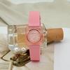 JYL Women's Watch Square Digital Student Casual Silicone Strap