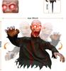 Motion Activated Swinging Horror Decor Voice Sensor Halloween Props Scary Inserted Outdoor Terrifying Hallowmas Ornaments