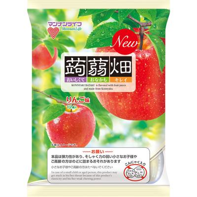 Mannan Life Konnyaku Hatake Apple Flavor 25g X 12 Jellies Konnyaku Hatake