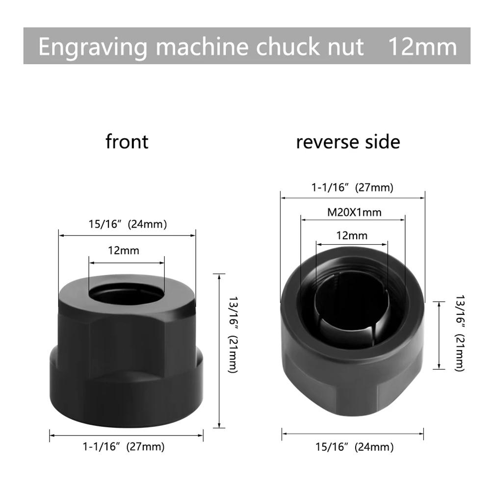Chuck Nut Collet Replacement 1pcs Accessories Conversion
