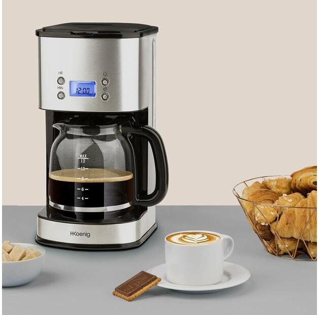 H.Koenig MG30 Stainless Steel Coffee Maker