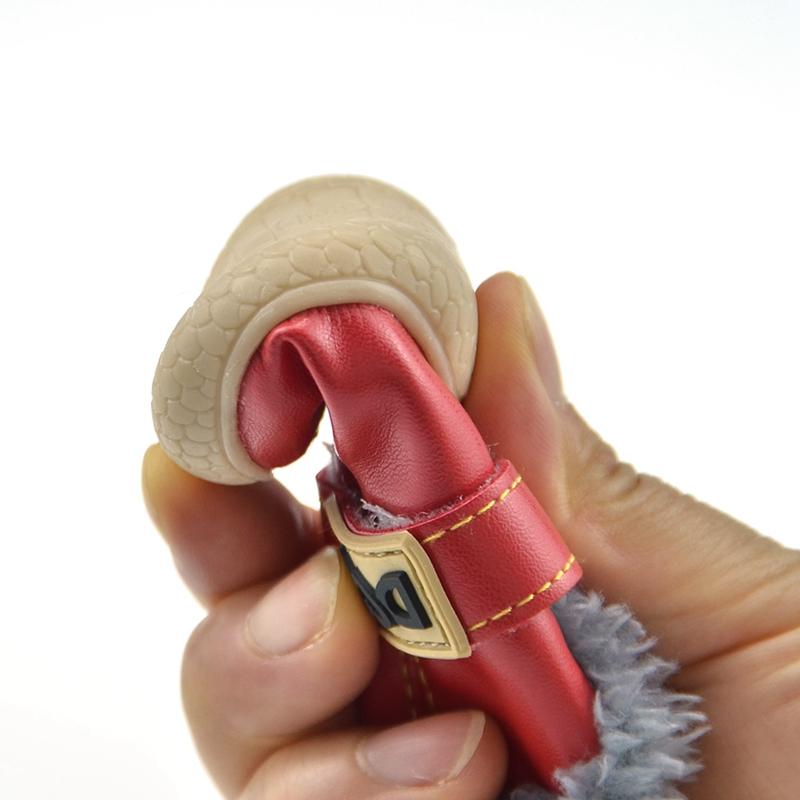 4 st Vinterhundskor Vattentäta Skor För Små Mellanstora Hundar VinterSnöskor För Hundar Varma Chihuahua Teddy Valpskor