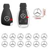 13mm Car Remote Key Sticker Emblem Decal For Mercedes Benz AMG W211 W212 W166 W167 W117 W247 W176 W204 W203 W205 W140 X253 W210 HH65