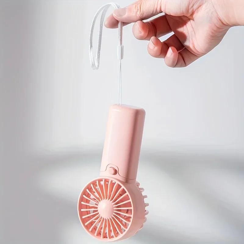 2025 Süßer Mini-Ventilator Tragbarer Handventilator Leichter Handventilator Taschenformat Geringe Geräuschentwicklung Kleiner Elektrolüfter Studenten Geschenk Outdoor-Ventilator