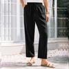 Women's Pants Stralght Pants With Pockets Lightweight Caual Loose Trousers Summer Drawstring Beach Trousers