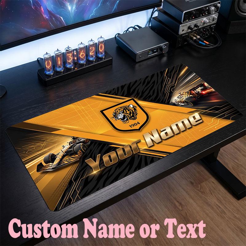 Hull FC Customized Name Text Mouse Pad, Large Desk Mouse Mat Personalized Home Office Present