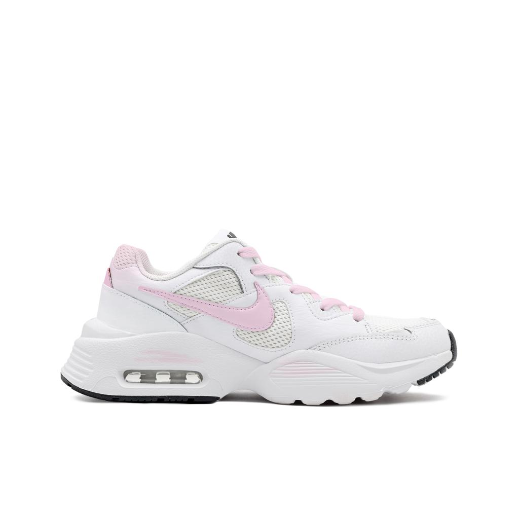 Nike Air Max Fusion Cushioning Abrasion Resistant Low Top Air Cushion Running Shoes Women's Pink CJ1671-100(Team403-BOX)