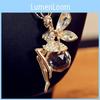 Unique Fashion Women Crystal Fairy Angel Wing Pendant Long Chain Necklace Gift