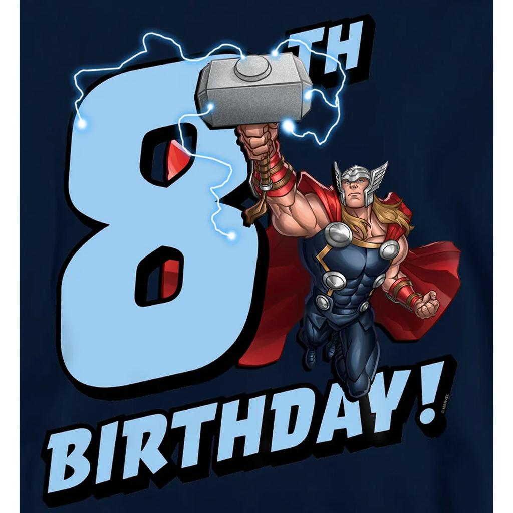 Marvel Childrens/Kids Thor 8th Birthday Hoodie