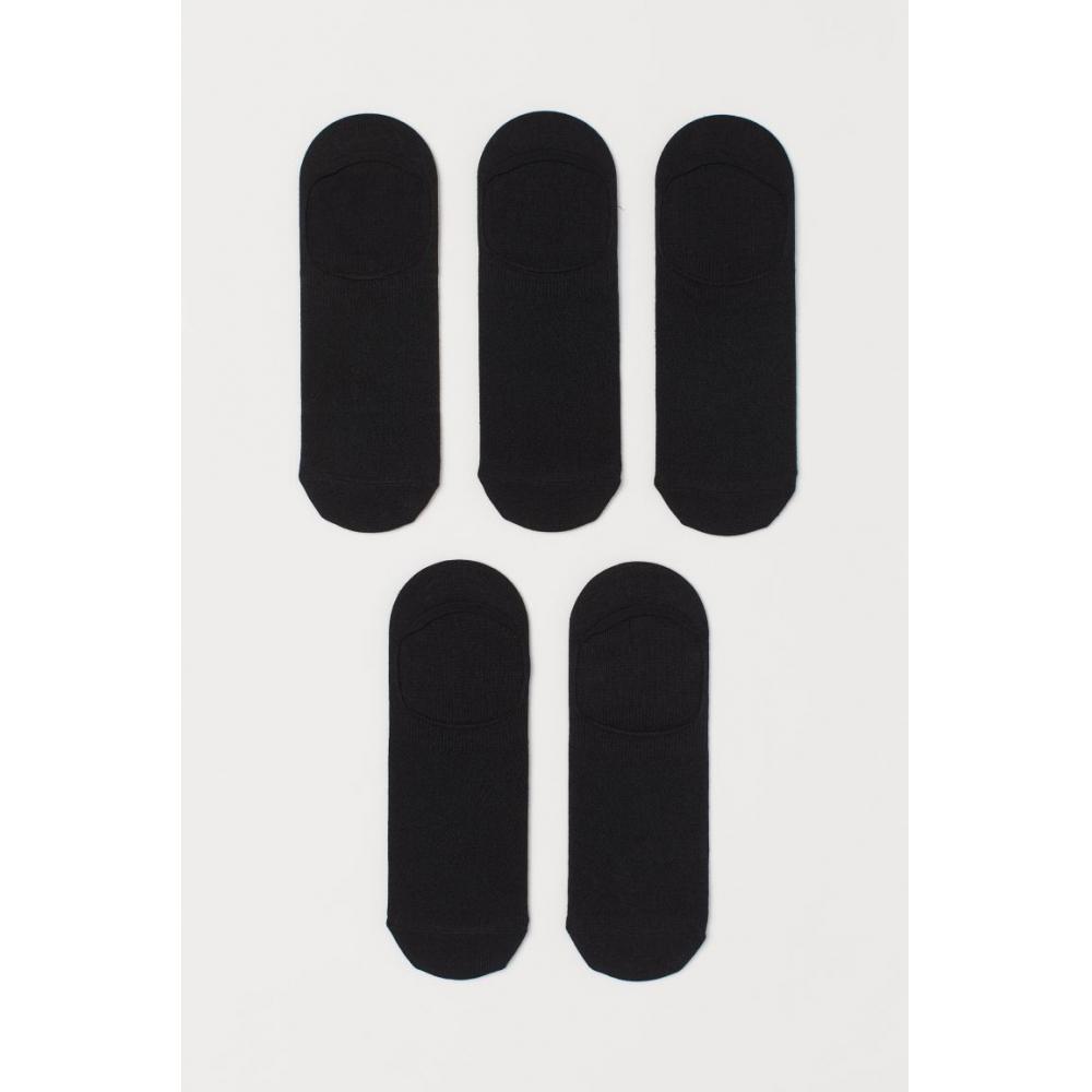 

H M coolMax 5 Pair Socks Set Black