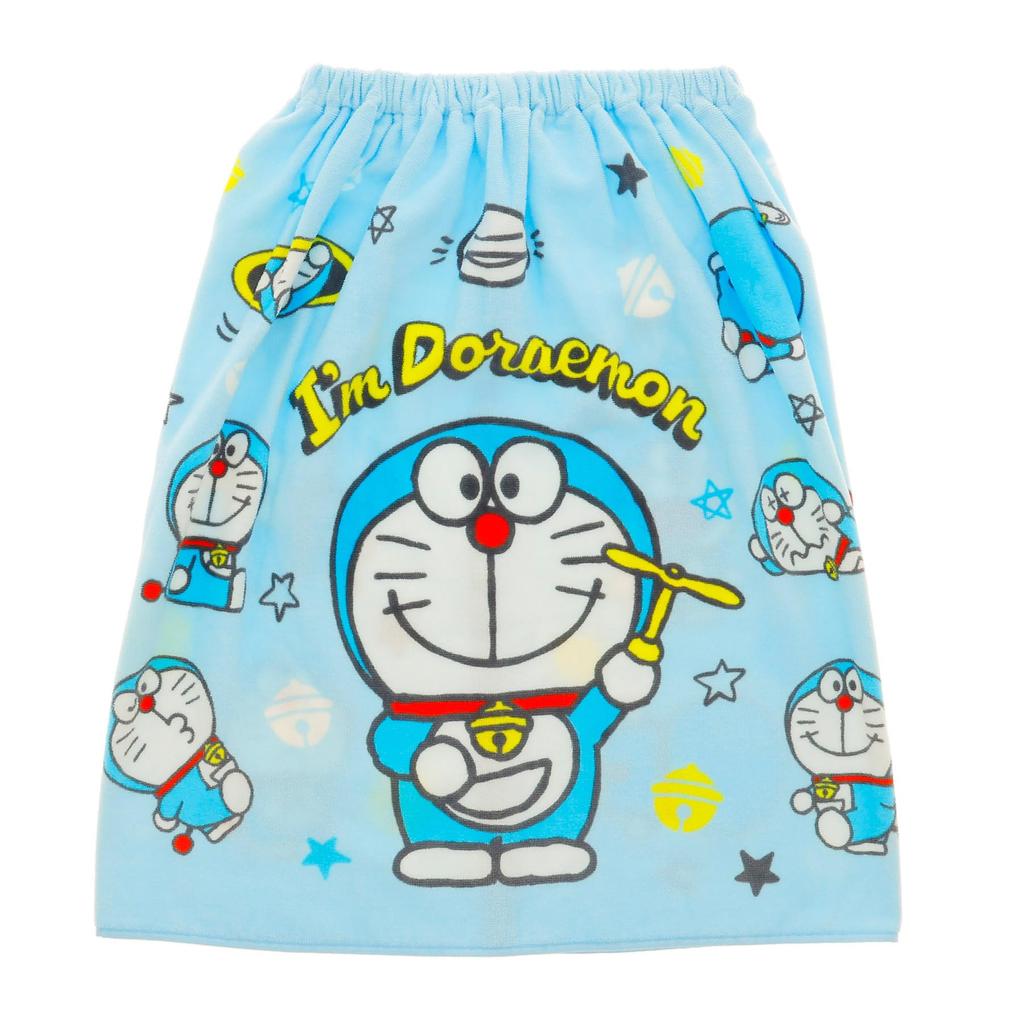 Marushin 60cm Long Roll Towel with Antibacterial and UV for Boys and Product 2845004100 "I'm Doraemon" (Lucky Blue) Protection, Girls, Number