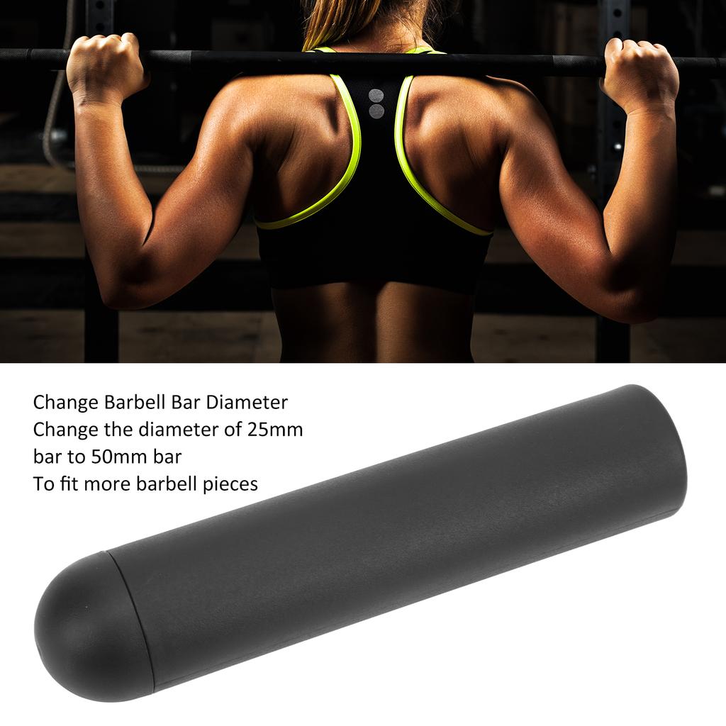 Barbell Bar Adapter Sleeve Convert 0.98in to 1.97in Barbell Post Sleeve for Weightlifting Bed