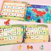 Reusable Children Stickers Busy Books Montesorri Quietbook Montreasures Activity Quire Bussy Notebook Monzo Montessori Materials